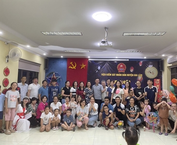 Viện KSND huyện Gia Lâm tổ chức chương trình “vui hội trăng rằm” năm 2023